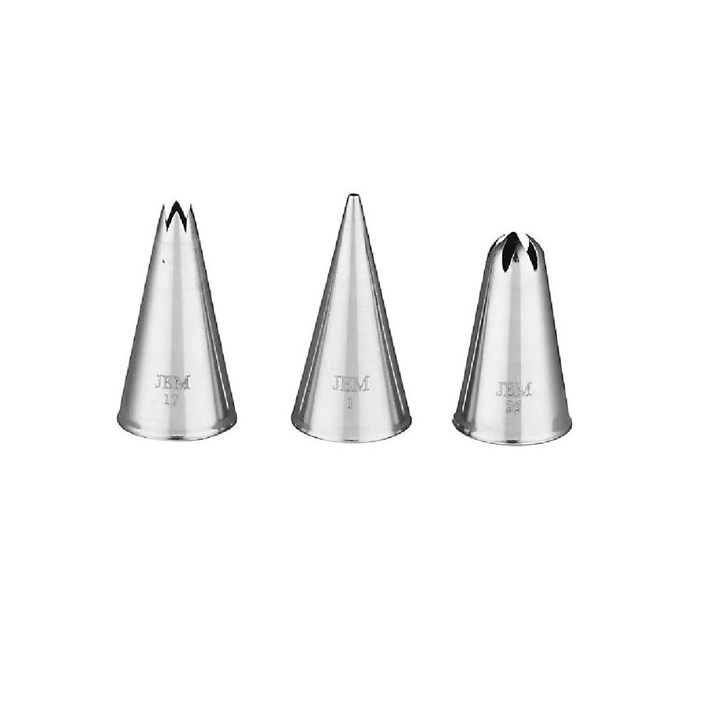 Jem Nozzles Set of 3 Dots & Shells Collection