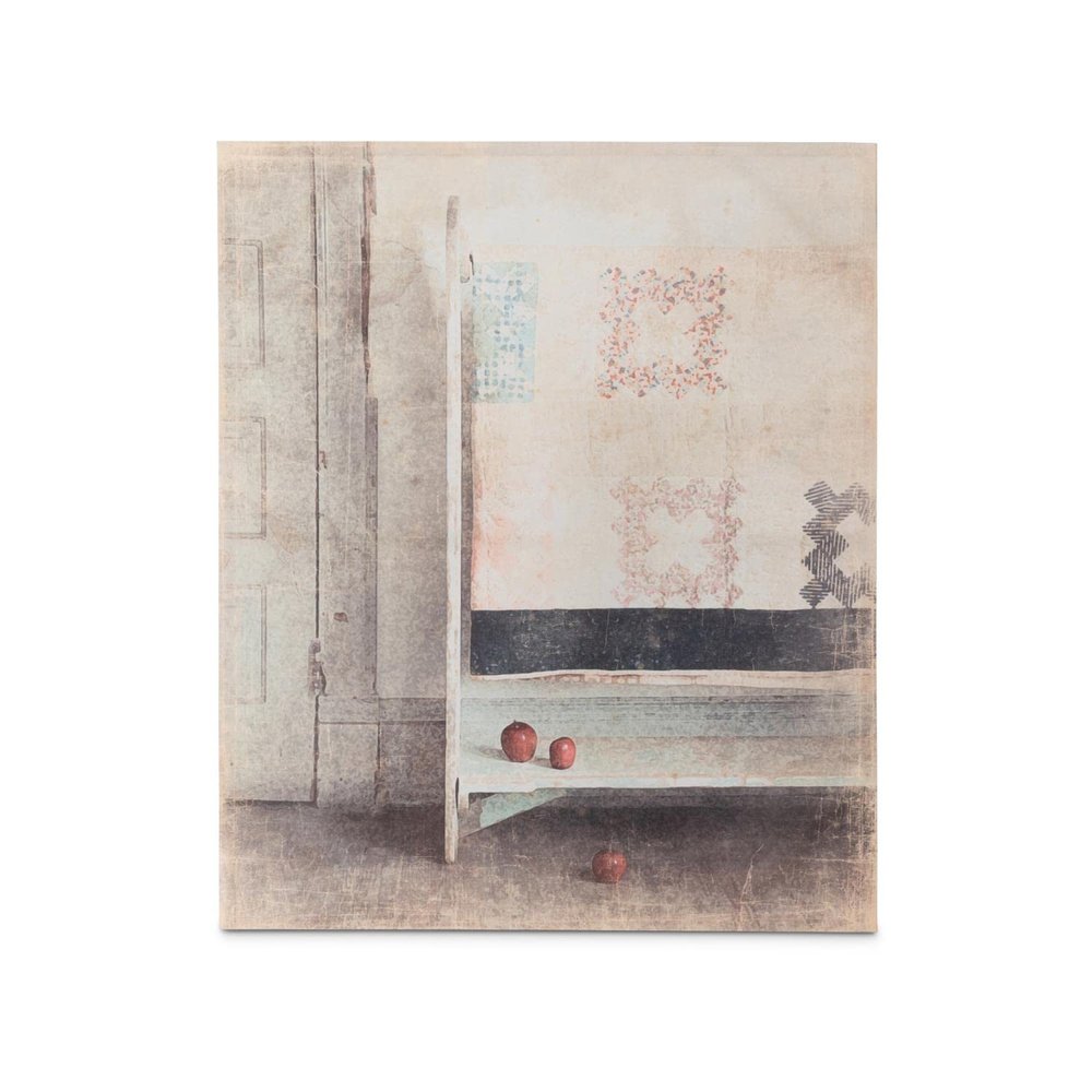 Park Hill Collection Country French Patchwork Quilt Print On Canvas