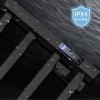 Electric Towel Rack, Dryer Hot Towel Warmer for Bath Heated Drying Rack Straight Bars Mirror Polish Built-in Timer with LCD Indicators view 3