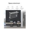 MSUDGH Heated Towel Rack for Bathroom Wall Mounted Plug 4 Bars Timer Polished Polished Towel Warmers Drying Built-in Timer Lavatory Bath Shower 49W view 4