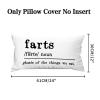 Farts Definition Lumbar Throw Pillow Covers 12x24 Farmhouse Rectangle Farts Cushion Covers Funny Wedding Birthday New Home Gift view 2
