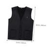 Homoyoyo Womens Heated Vest Thermal Warmer Lightweight Electric Heated Pad Fast Heating Mens Lightweight Heated Vest for Hiking view 4