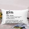 Gin Definition Lumbar Pillow Covers 14x24 Canvas Gin Throw Pillow Case Cover Farmhouse Cushion Covers for Living Room Couch Home Decor view 3
