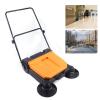 Gdrasuya10 Hand-Push Sweeping Sweeper Foldable Walk-Behind Floor Sweeping Machine Saving Space 15L Capacity for Indoor Outdoor view 3