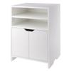 Winsome Nova 4-Shelf Storage Cabinet, White view 1