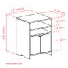 Winsome Nova 4-Shelf Storage Cabinet, White view 3