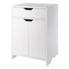 Winsome Nova 1-Drawer Storage Cabinet, White view 1