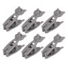 Beufee 12Pcs Clothespins, Cute Cat Clothespins Cartoon Cat Sealing Chip Clips Mini Clothespins Clip Clothes Line Clips with Metal Spring(Grey) view 1