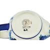 Polmedia Polish Pottery Tea Pot with Sifter UNIKAT - Himalayan Blue Poppy Pattern Handmade in Boleslawiec Poland by Ceramika Bona + Certificate of Authenticity view 4