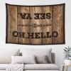 Garage Accessories for Man Cave Oh Hello, See Ya Tapestry Funky Decor Funny Bar Decor ( Size : 75X100CM ) view 1