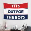 Bar Man Cave Decor Tits Out for The Boys Tapestry Bed Room Asserories Aesthetic Decor ( Size : 75X100CM ) view 2