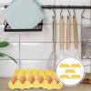 Angoily Egg Container 5pcs Paper Pulp Egg Cartons 30-cell Stackable Pulp Fiber for Market Yellow view 2