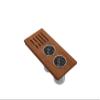 BOCCHI Wood Board with 2 Round Stainless Steel Bowls & Knife Holder F/1344, 1348, 1360, 1362, 1504, 1505, 1506 (short side only), 1627, 1628 view 1