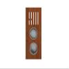 BOCCHI Wood Board with 2 Round Stainless Steel Bowls & Knife Holder F/1344, 1348, 1360, 1362, 1504, 1505, 1506 (short side only), 1627, 1628 view 2