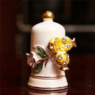 European-style ceramic toothpick box household cotton swab storage box desktop decoration toothpick holder (Color : C, Size : As the picture shows)