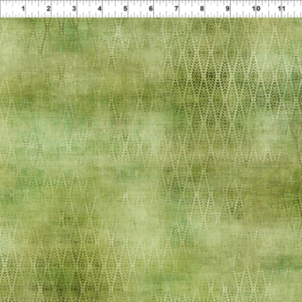 In The Beginning Botanical by Jason Yenter 8BL1 Leaf Diamonds Green