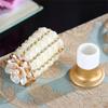 Living room European-style ceramic toothpick box toothpick jar household cotton swab tube desktop ornaments (Color : A, Size : As the picture shows) view 4