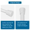 TYRON 4Pcs Tension Rods for Window 28 to 48 Inch, White Adjustable Small Curtain Tension Rod No Drilling, Expandable Spring Loaded Tension Rod Kitchen Bathroom Tension Rod view 3