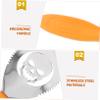Housoutil 5pcs Stainless Steel Pumpkin Carving Tools Halloween Sculpting Ergonomic Design for Easy Use and Resistant for Crafting Unique Pumpkin Lanterns view 4