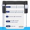 Allersoft| Queen Sleeper Sofa Mattress Cover with Secure Locking Zipper. Creates a Natural Seal On All Sides of Your Pull-Out Sofa Mattress from Liquids, Dust, Pet Dander, Pollen & More-4 Pack view 2