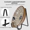 18 pcs 4.5in Plate Stands for Display,Metal Plate Holders Display Stands Can Be Used for Picture Stand,Book Stands for Display,Plate Display Stands,Easel,Photo Frame Stands,Plaque Stands,Desktop Stand view 4
