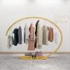 TOMYEUS Coat Rack Coat Rack Floor Hanging Clothes Rack Bedroom Hanger Indoor Simple Fashion Clothing Store Display Rack Coat Rack Hat Stand (Color : Large) view 2