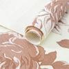 FIFTY FEET 18X96 Inch Shelf Liner for Kitchen Cabinets, PVC Drawer Liner for Dresser Non-Slip Bathroom, Non-Adhesive Cabinet Liner Washable (Red Flower)(2 Roll) view 1