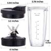 24Oz Cups with To-Go, 7 Fins Blade, for IQ BN801 SS101 BL480-30 BL641 BL642-30 view 2