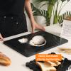 Adolif Granite Cutting Board 12x16 Inch, Marble Slab Pastry Board With Non-Slip Feet For Baking, Cheese, Charcuterie, Chocolate view 3