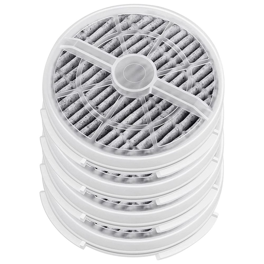 4 Pack True HEPA Replacement Filter Compatible for RIGOGLIOSO GL2103 JINPUS -2103 and LTLKY 900S Desktop Purifier