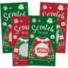 Funrous 50 Pcs Christmas Scratch Off Cards Ugly Sweater Scratch Off Game Christmas Cards Holiday Xmas Games Ugly Sweater Party Decorations Winner You Lose Tickets for Winter Office Party Supplies view 1