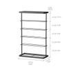 moisture Shoe Rack Organizer Shoe Rack Storage Rack Multilayer Stackable Shoe Rack Storage Rack Modern Metal Freestanding Wardrobe Bedroom Shoe Rack Shoe Racks (Color : A) view 3
