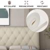 Rectangle Headboard Backrest Reading Bed Rest Pillow Large Bolster Wedge Lumbar Support Cushion Dorm Bunk Bed Daybed Pillow with Removable Cover,B,with headboard 74.8"/190cm view 3