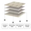 Rectangle Headboard Backrest Reading Bed Rest Pillow Large Bolster Wedge Lumbar Support Cushion Dorm Bunk Bed Daybed Pillow with Removable Cover,B,with headboard 74.8"/190cm view 4