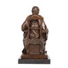 NILEEBUKER 13.8" H Bronze Voltaire Statue French Famous Litterateur Sculpture Collectible Figurine Home Decor view 4