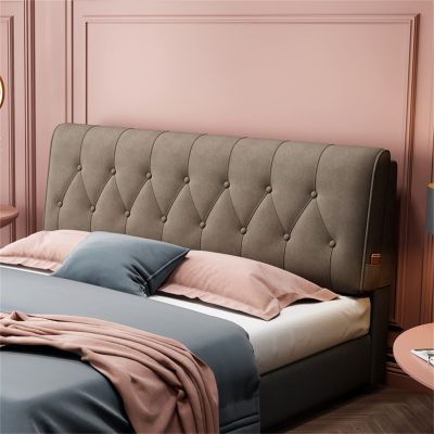 Large Headboard Cushion Wedge Bed Rest Reading Pillow Soft Backrest Positioning Support Bolster for Day Bed Bunk Bed Dorm with Removable Cover,C,No headboard King 70.8"