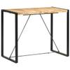 KTHLBRH Bar Table,Kitchen Dining Table,Multifuntional Desk for Living Room, Dining Room,Home and Office 55.1"x27.6"x43.3" Solid Mango Wood view 1