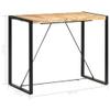 KTHLBRH Bar Table,Kitchen Dining Table,Multifuntional Desk for Living Room, Dining Room,Home and Office 55.1"x27.6"x43.3" Solid Mango Wood view 2