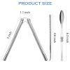 Artcome 8 Pcs Nutcracker Stainless Steel Nut Cracker Set - 2 Nut Cracker, 4 Picks, 1 Wide Crab Fork and 1 Storage Bag view 2