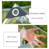 Xrdbfd Waterproof Tarp with Eyelets, 0.35mm Clear Tarpaulin, PVC Rain Awning, Protective Tarpaulin Cover for Patio/Plants, Outdoor Tear Resistant Tarp Curtains,Clear-0.9x1m/3 * 3.3ft view 2