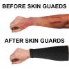 Eurzom 4 Pairs Skin Protection Sleeve for Arm Breathable Forearm Protector Arm Sleeve for Gardener Working Sport (9 Inch Long) view 3