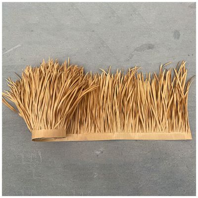 NAKAN Synthetic Thatch Roofing for Tiki Bar, Artificial Palm Thatch Roll Straw Thatch Runner Roll Palapa Decorations for Fence Party Umbrella Cover Duck Blin(Size:0.5x1m/19x39in,Color:Yellow)