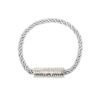 1Pc Magnetic Curtain Tieback Cylindrical Golden Home Decorative Polyester Curtains Holder Hook Buckle Rope Magnet Clip,Silver,4pcs