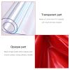 Outdoor Clear Waterproof Tarpaulin Side Panels, PVC Heavy Duty Transparent Tarp Curtains with Grommets, Weatherproof Partition Curtains for Pergola Porch Garden Gazebo,WH-1.72m(5.6 * 6.6ft) view 2