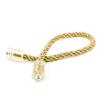 1Pc Magnetic Curtain Tieback Cylindrical Golden Home Decorative Polyester Curtains Holder Hook Buckle Rope Magnet Clip,Silver,1pcs view 3
