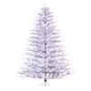 Vickerman 6.5' x 58" Flocked Pistol Pine Artificial Unlit Christmas Tree. view 1