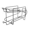 Housoutil Fridge Soda Can Dispenser 2-tier Soda Can Beverage Organizer Rack Shelf Wire Frame Stackable Beer Can Storage for Pantry or Refrigerator (13.17X7.07X5.50in) view 1