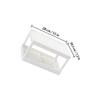 Housoutil Skincare Containers Desktop Storage Rack 2 Layers Cosmetic Organizer Shelf Countertop Stationary Rack Table Sundries Display Shelf for Kitchen Bathroom Office Dormitory White Pallet Racking view 2