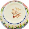 Polmedia Polish Pottery Heater UNIKAT - Aster Pattern Handmade in Boleslawiec Poland + Certificate of Authenticity view 4