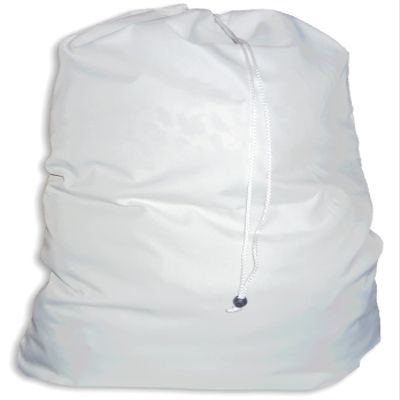 eco2go Extra Heavy Duty Drawstring Laundry Bag, Large, White